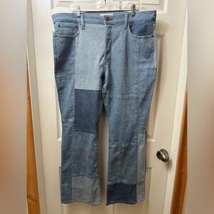 Women's Wedgie Bootcut Patchwork Jeans